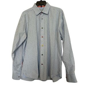 Luciano Visconti Signature Series Limited Ed. Long Sleeve Checked Shirt Sz L